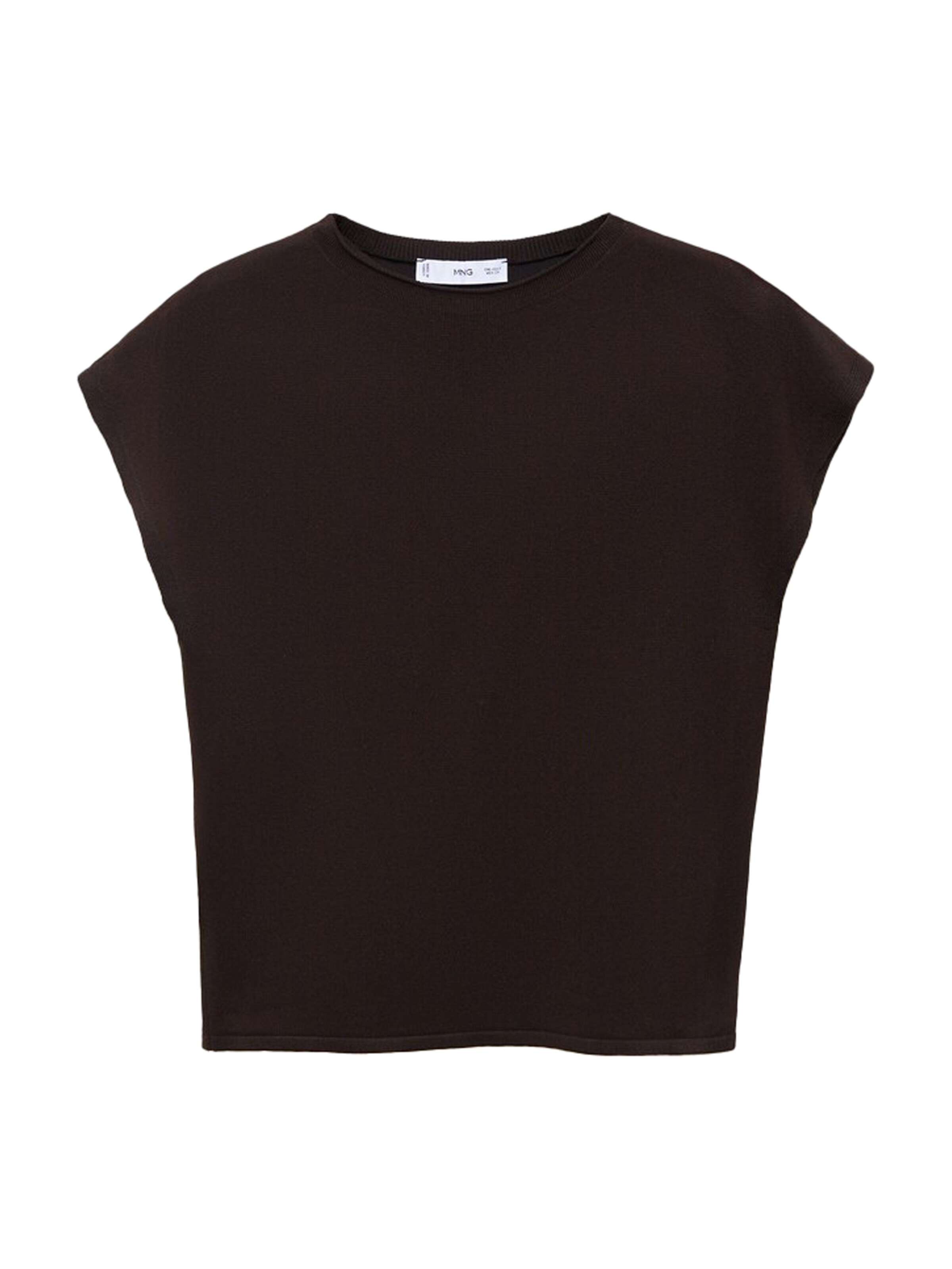 MANGO Sveter 'CAMIN' - Hnedá: predná strana