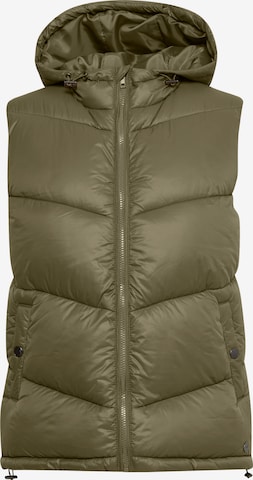 Oxmo Bodywarmer 'TABITA' in Groen: voorkant