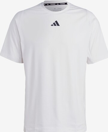 ADIDAS PERFORMANCE Performance Shirt 'Train Icons' in White: front