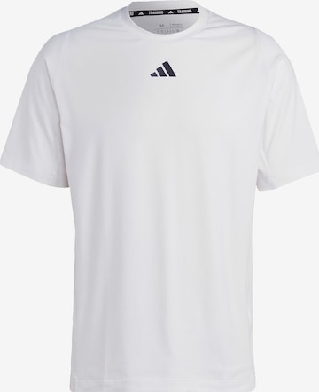 ADIDAS PERFORMANCE Performance Shirt 'Train Icons' in White: front