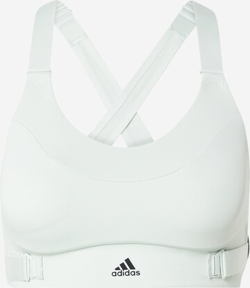 ADIDAS SPORTSWEAR Sports Bra 'Fastimpact Luxe Run High-Support' in Green: front