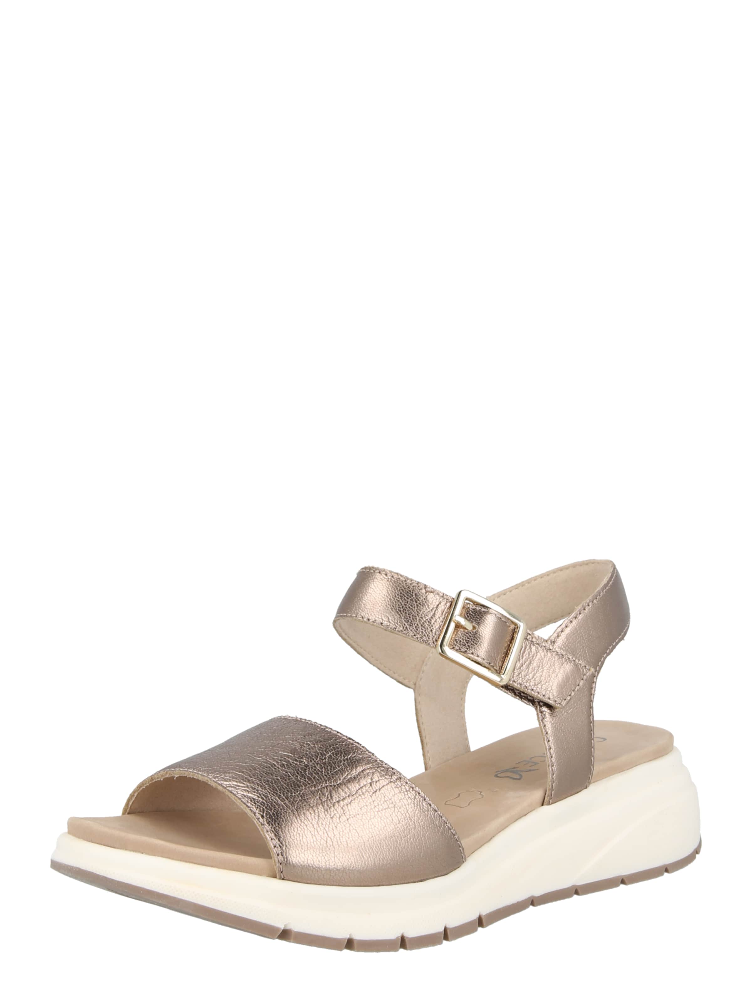 CAPRICE Pántos szandál - szürke: elől