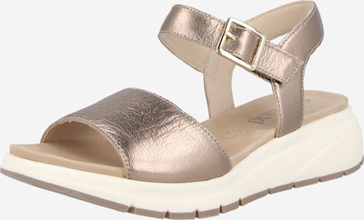 Basutės su dirželiais iš CAPRICE, spalva – rausvai pilka, Prekių apžvalga