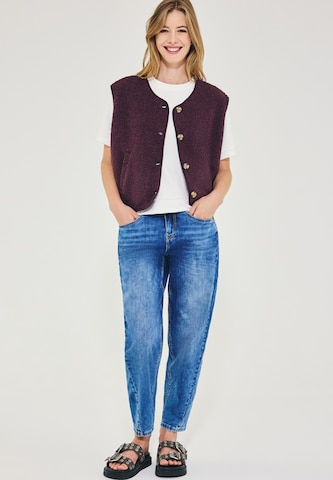 Street One Studio Knit Cardigan in Purple