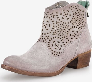 Bottes de cowboy FELMINI en rose : devant