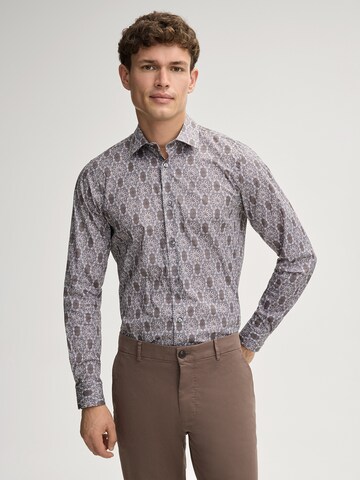 Coupe slim Chemise 'Pit' JOOP! en gris : devant
