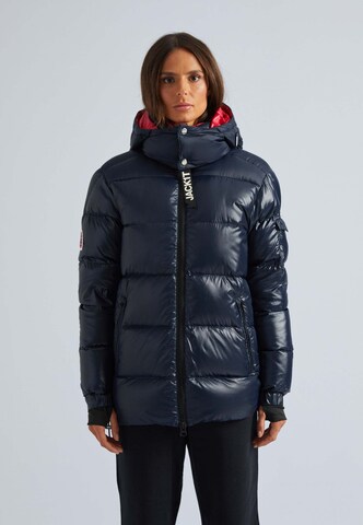 JACK1T Winterjas in Blauw: voorkant