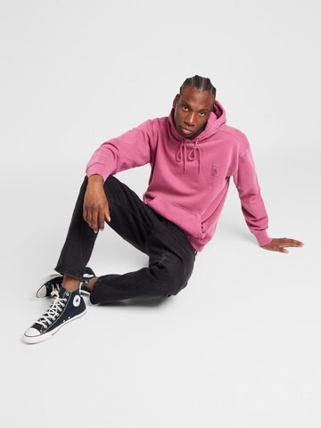 Carhartt WIP Sweatshirt 'Nelson' in Pink