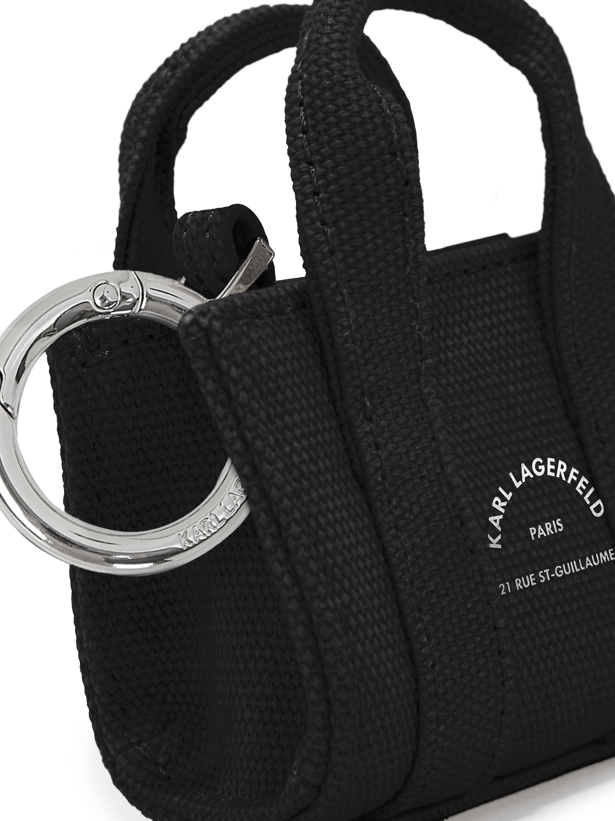 Karl Lagerfeld Obesek za ključe | črna barva