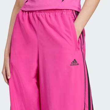 ADIDAS ORIGINALS Широкий Штаны 'Teamgeist Adicolor' в Ярко-розовый