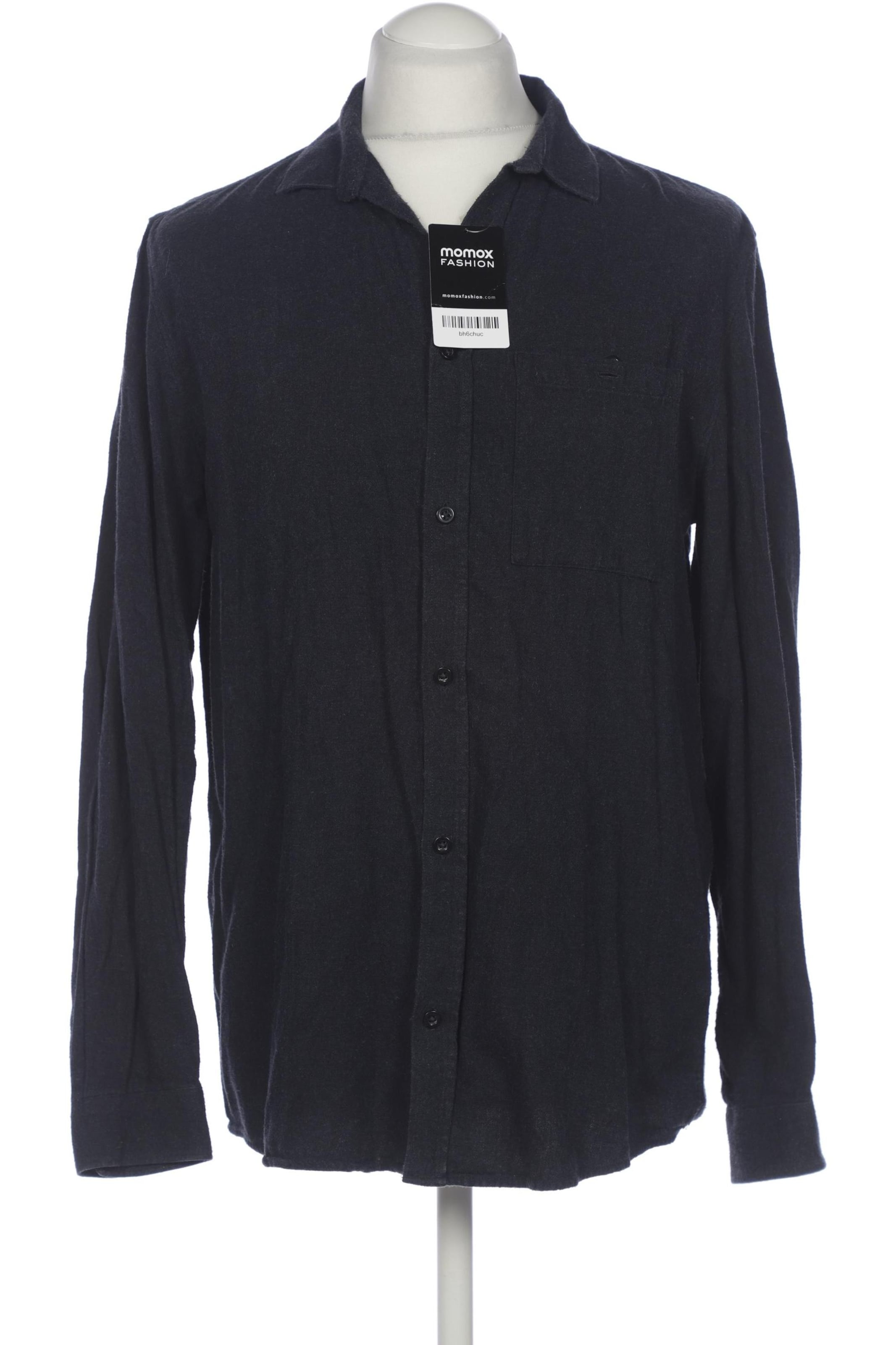 WEEKDAY Button Up Shirt in M in Blue: front