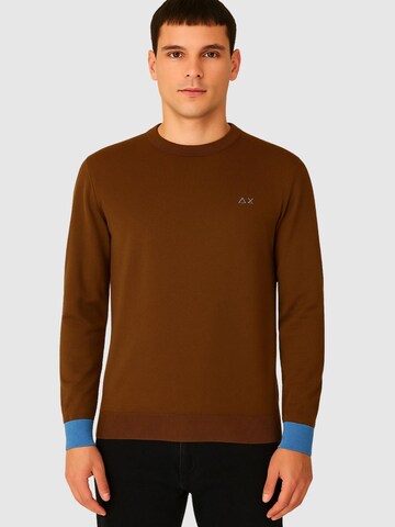 Pull-over 'K45143' SUN68 en marron