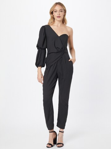 Tuta jumpsuit di Chi Chi London in nero: frontale