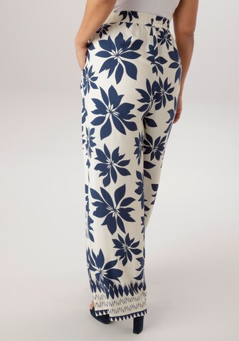 Aniston Wide Leg Hose in Weiß