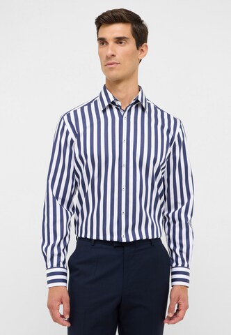 ETERNA Regular fit Zakelijk overhemd in Blauw: voorkant