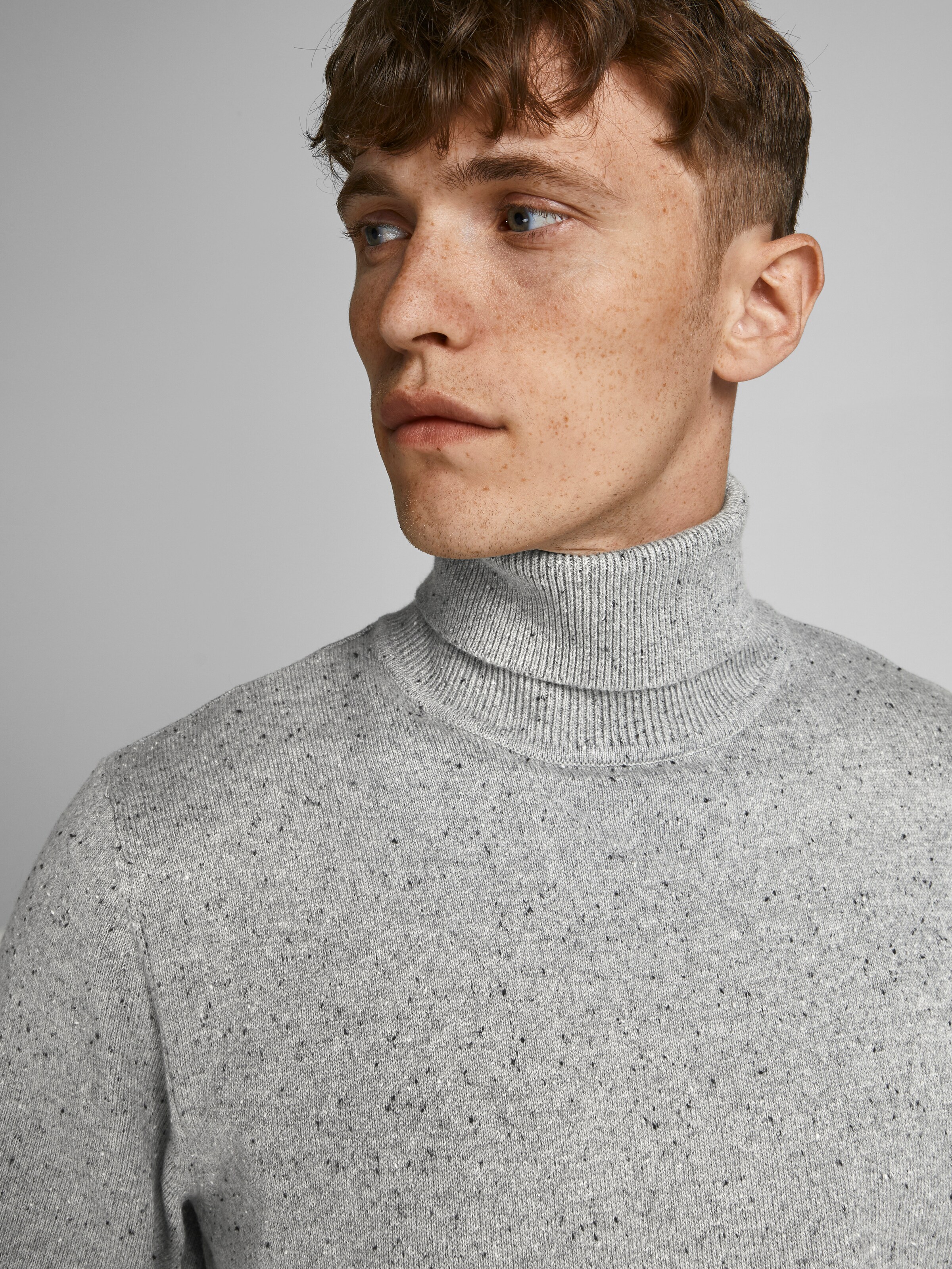 Männer Pullover & Strick JACK & JONES Pullover in Hellgrau - SB66965 Männer Pullover & Strick JACK & JONES Pullover in Hellgrau - SB66965