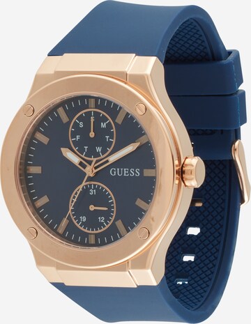 GUESS - Reloj analógico en azul: frente