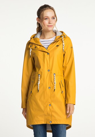 Schmuddelwedda Raincoat in Yellow: front