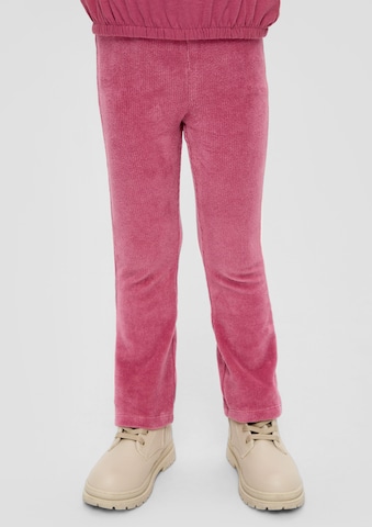s.Oliver - Acampanado Leggings en rosa: frente