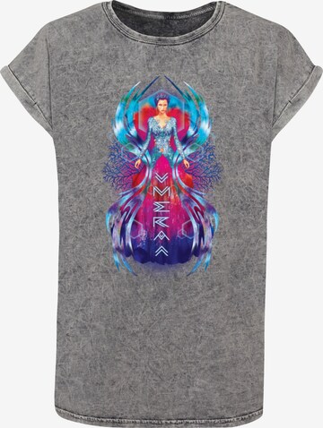 ABSOLUTE CULT T-Shirt 'Aquaman - Mera Dress' in Grau: predná strana
