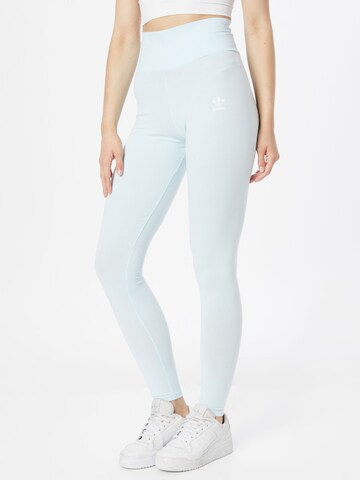 Skinny Leggings 'Adicolor Essentials' de la ADIDAS ORIGINALS pe albastru: față