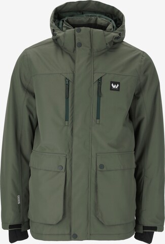 Whistler Athletic Jacket 'Cargo' in Green: front