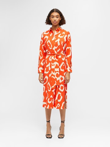 OBJECT Skjortklänning 'Jacira Tilda' i orange