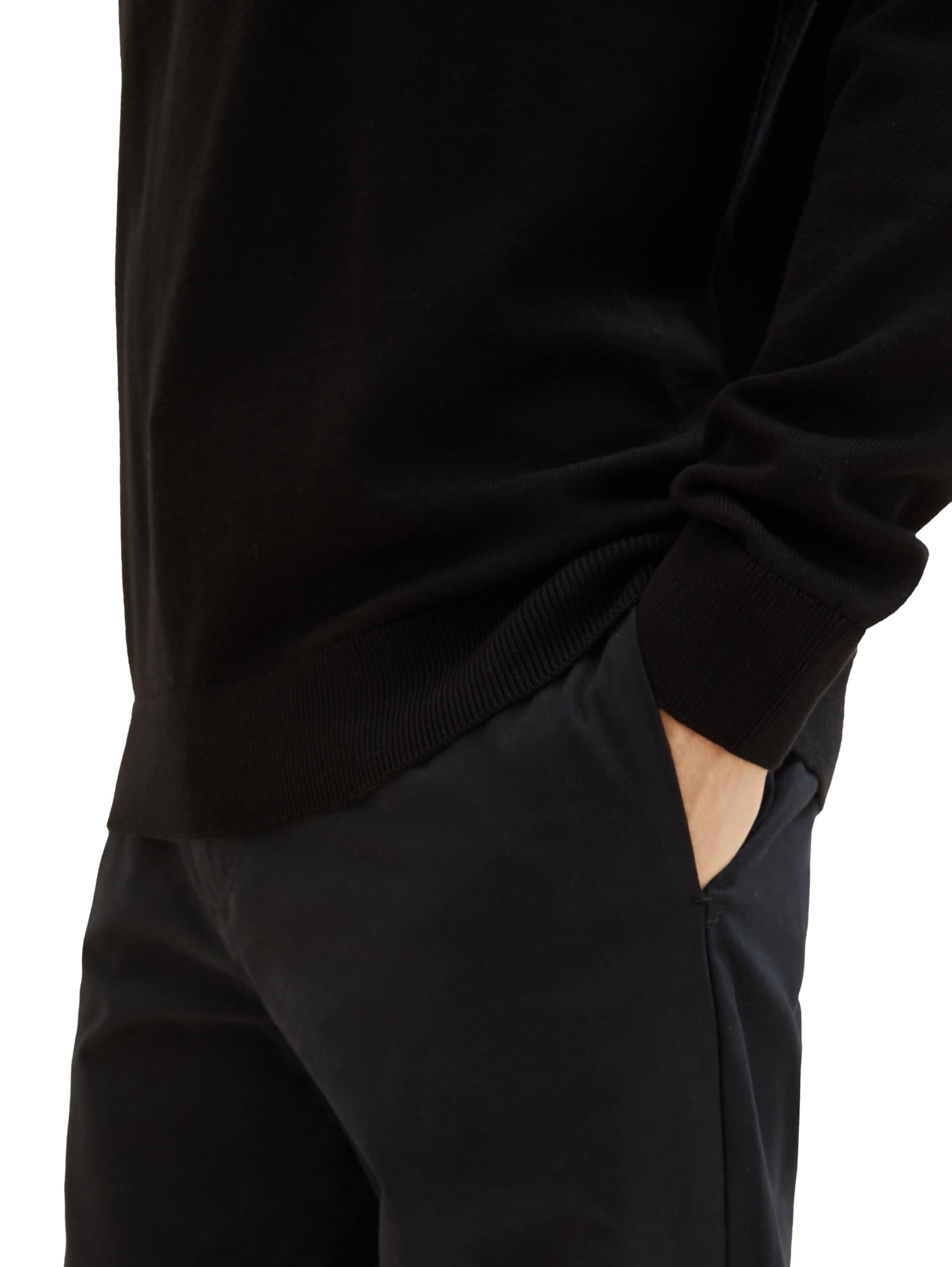 TOM TAILOR Pullover in Schwarz