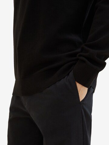 TOM TAILOR Pullover in Schwarz