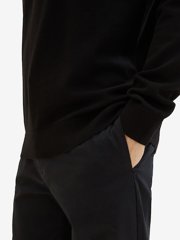 TOM TAILOR - Pullover em preto