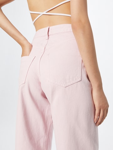 River Island Wide leg Jeans 'MADDY' in Pink