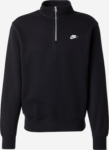 Nike Sportswear Свитшот 'CLUB' в Черный: спереди