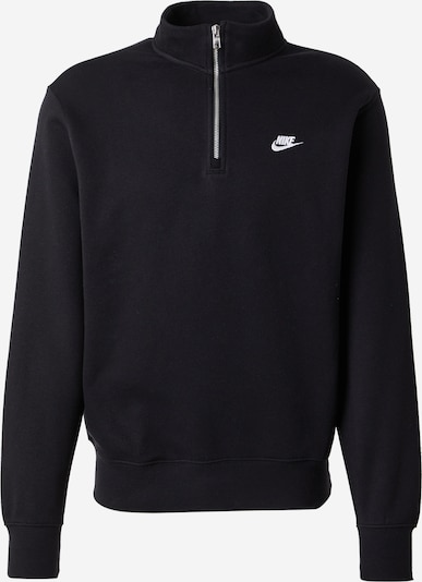 Nike Sportswear Collegepaita 'CLUB' värissä musta / valkoinen, Tuotenäkymä