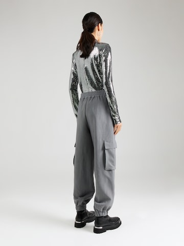 Y.A.S Loose fit Pleat-front trousers 'ALVAS' in Grey