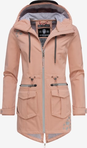 MARIKOO Weatherproof jacket 'Ulissaa' in Pink: front