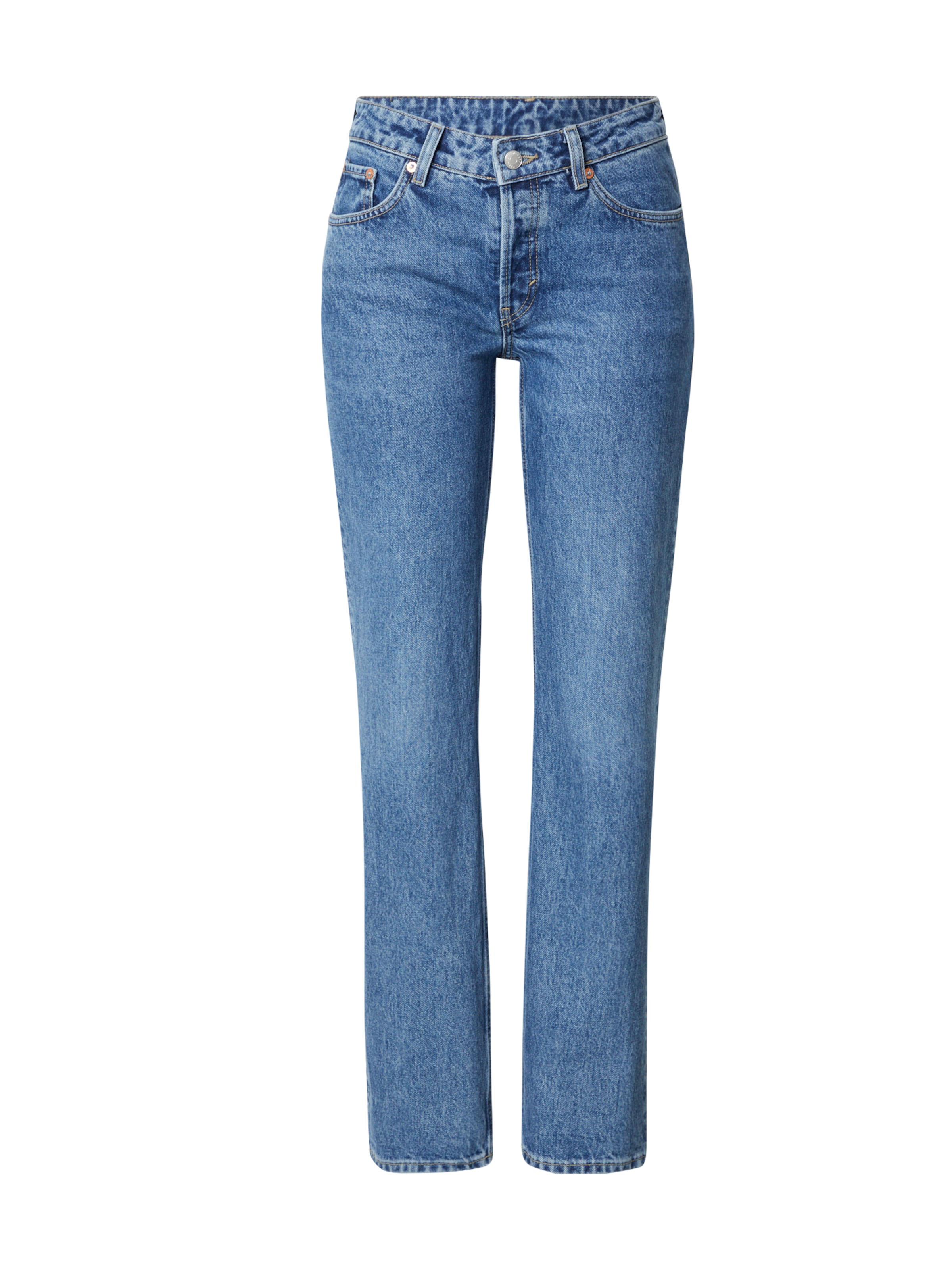 WEEKDAY Regular Jeans 'Pin' in Blau: Vorderseite