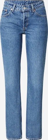 WEEKDAY Regular Jeans 'Pin' in Blauw: voorkant