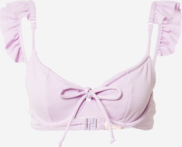 Balconette Sutien costum de baie de la Hunkemöller pe mov: față