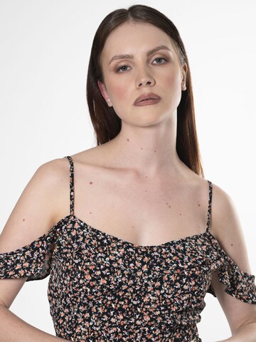 Robe Influencer en mélange de couleurs