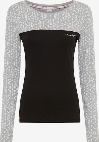 KangaROOS Shirt in Schwarz: Vorderseite