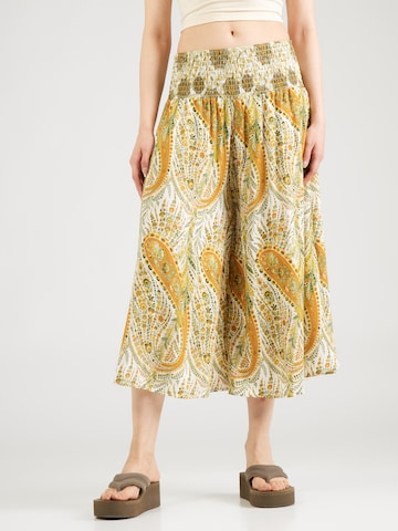 Wide Leg Pantalon Hailys en vert : devant