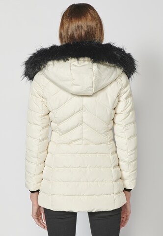 Parka d’hiver KOROSHI en blanc