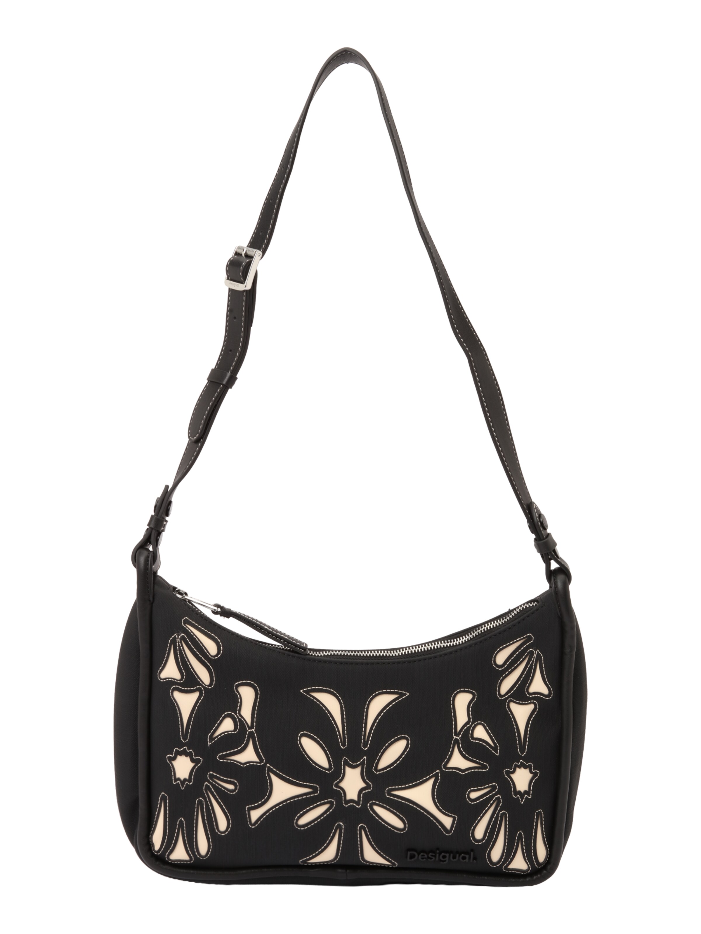 Geantă de umăr 'SYBILLA NEW MEDLEY' Desigual pe bej / negru, Vizualizare produs