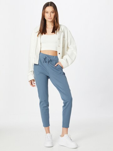 VERO MODA Tapered Pleat-front trousers 'Eva' in Blue