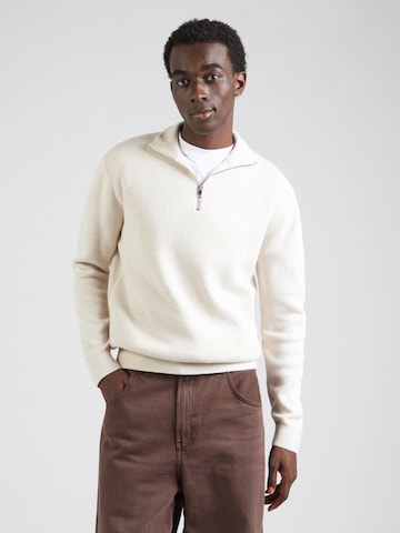 JACK & JONES Свитер 'JPRBLAMILANO' в Белый: спереди