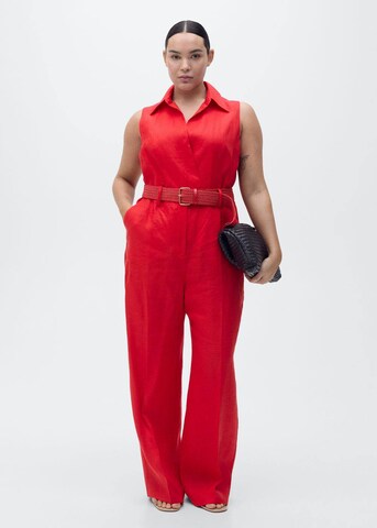 MANGO Jumpsuit 'Nana' in Rot