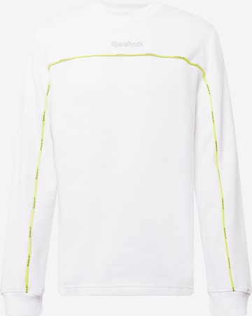 Reebok Sportsweatshirt in Wit: voorkant