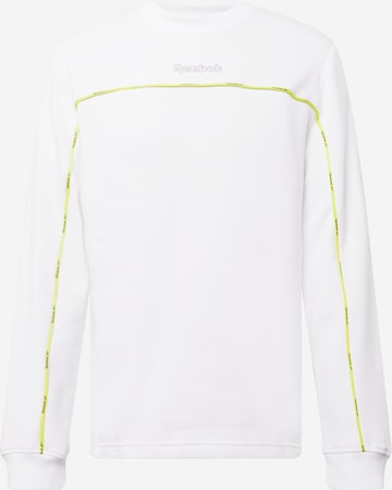 Sweat de sport Reebok en blanc : devant