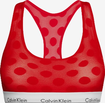 Calvin Klein Underwear Nedrček | rdeča / črna / bela barva, Prikaz izdelka
