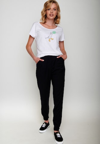 GREENBOMB Shirt 'Animal Bird Fine' in White